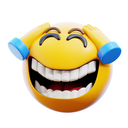 Emoji riant  3D Icon