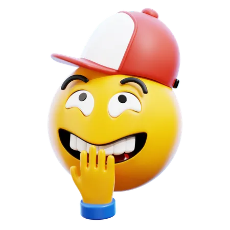 Emoji riant  3D Icon