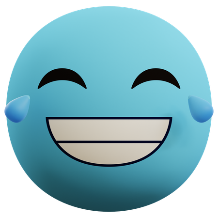 Emoji riant  3D Icon
