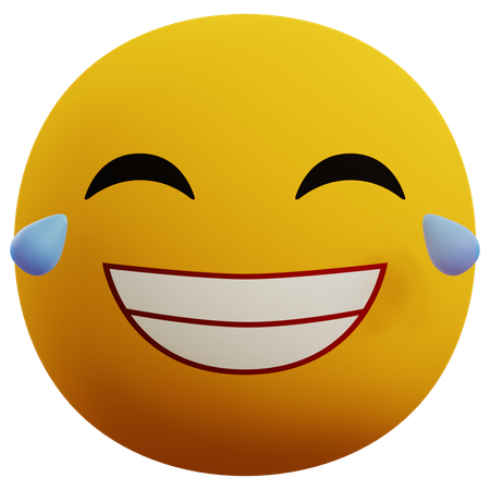 Emoji riant  3D Icon
