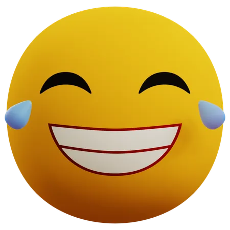 Emoji riant  3D Icon