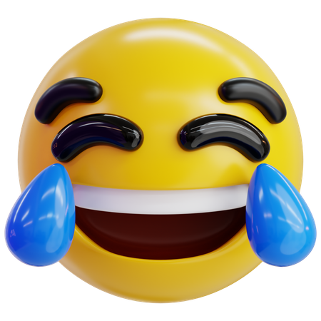 Emoji riant  3D Icon