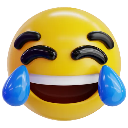 Emoji riant  3D Icon