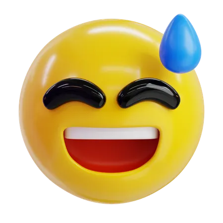 Emoji riant  3D Icon