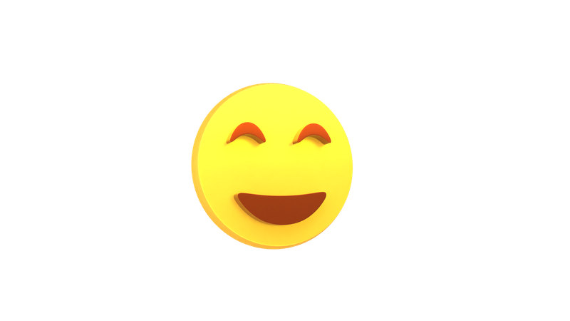 Emoji riant  3D Emoji