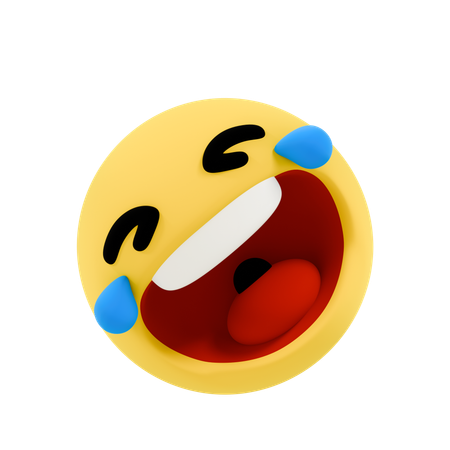 Rire roulant  3D Icon