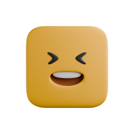 Reír  3D Icon