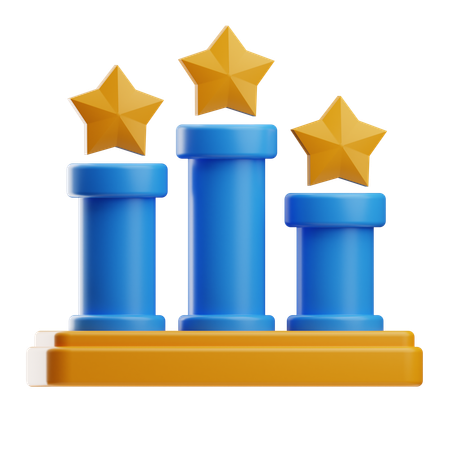 Rising  3D Icon
