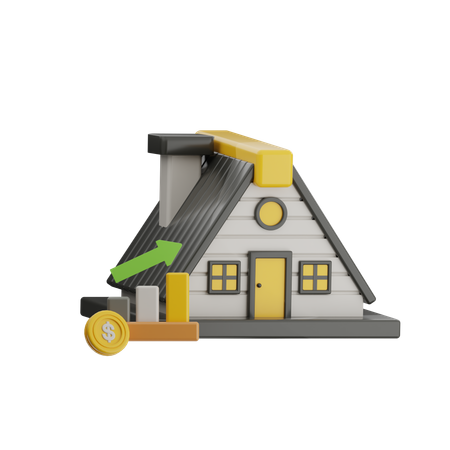 Rising Price  3D Icon