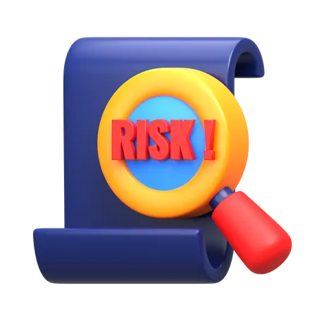 Risk Analysis  3D Icon