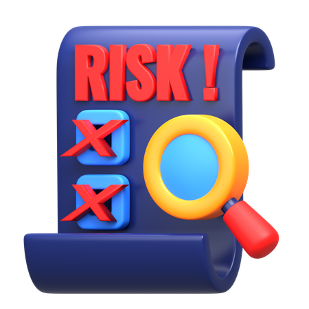 Risk Assesment  3D Icon