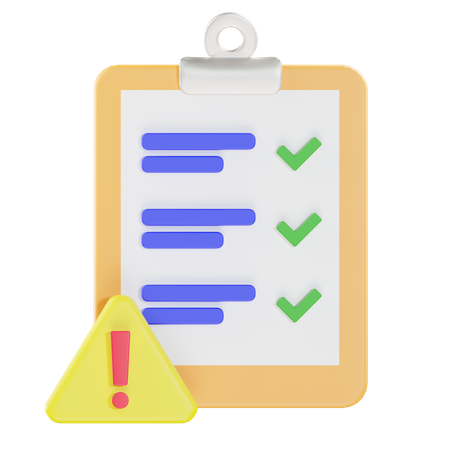 Risk Assesment  3D Icon