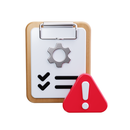 Risk Assessment  3D Icon