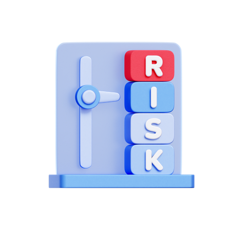 Risk Control Safe  3D Icon