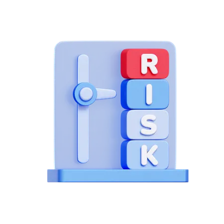 Risk Control Safe  3D Icon