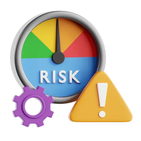 Risk Management  3D Icon