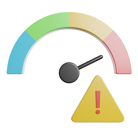 Risk measurement  3D Icon