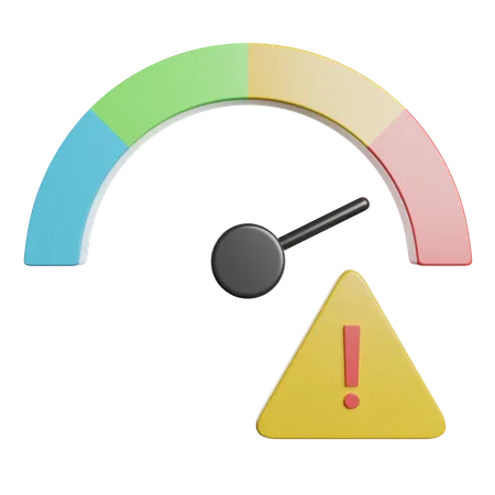 Risk measurement  3D Icon