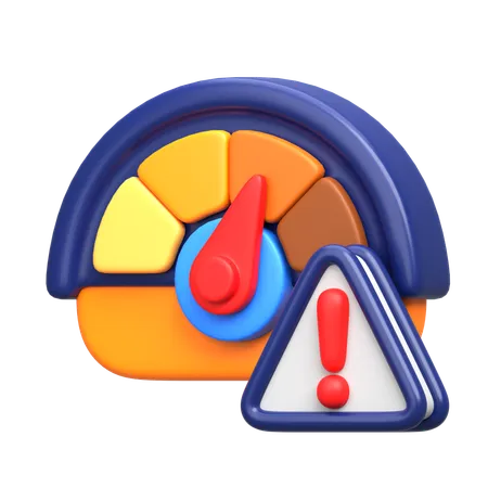 Risk Measurement  3D Icon