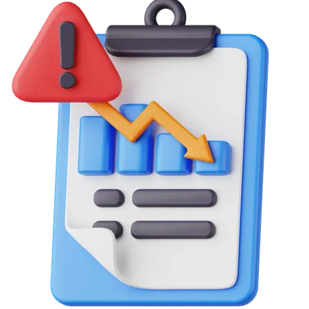Risk Report  3D Icon