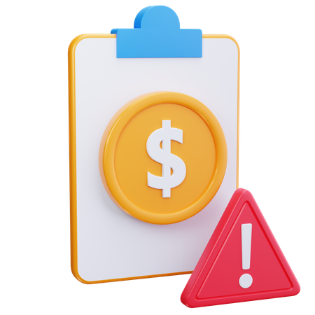Risk Report  3D Icon