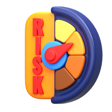 Risk Scale  3D Icon