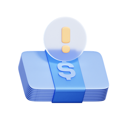 Risk Warning  3D Icon