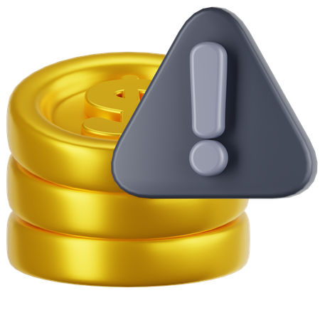 Risk Warning  3D Icon