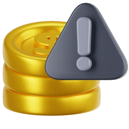 Risk Warning  3D Icon