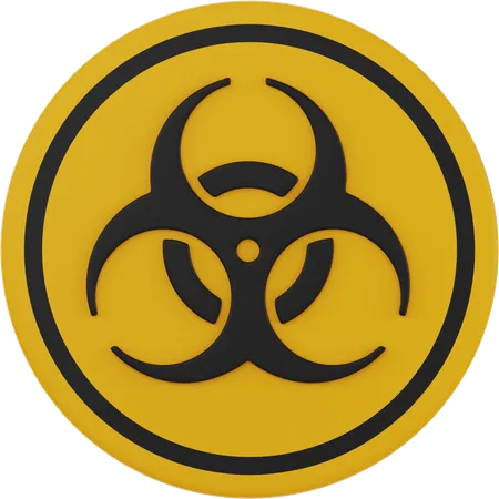 Danger biologique  3D Icon