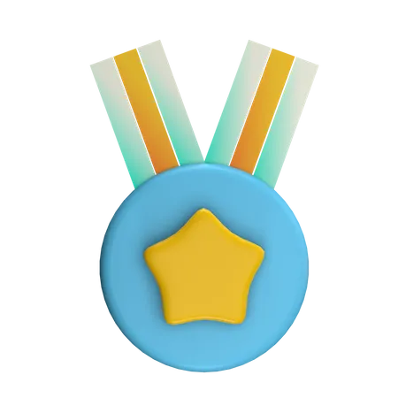 Rissing Star Badge  3D Icon