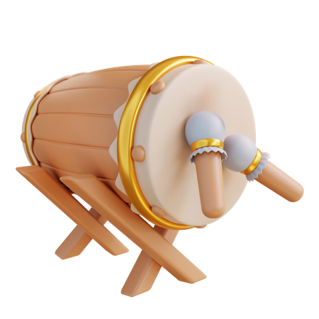 Ritmo de tambor  3D Icon