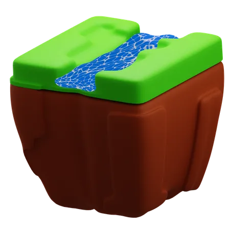 River  3D Icon