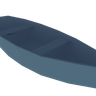 3d river boat logo