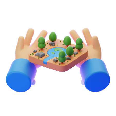 川の看護師  3D Icon