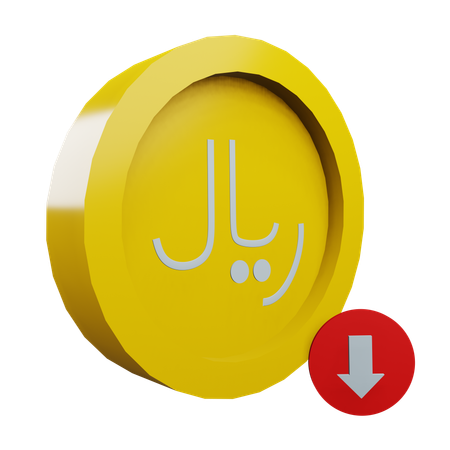 Riyal  3D Icon