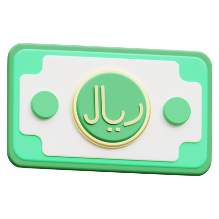 Riyal  3D Icon