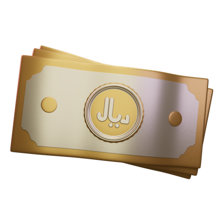 Riyal  3D Icon