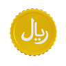 riyal coin emoji 3d