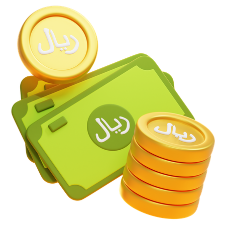 RIYAL MONEY  3D Icon