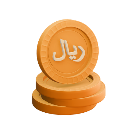 Riyal saoudien  3D Icon