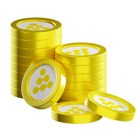 Rlc Coin Stacks  3D Icon