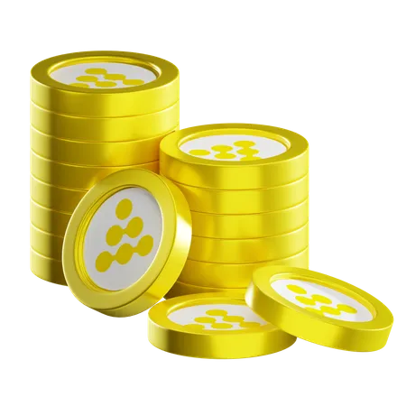 Rlc Coin Stacks  3D Icon