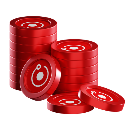 Rndr Coin Stacks  3D Icon