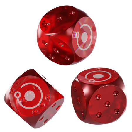 Rndr Glass Dice Crypto  3D Icon