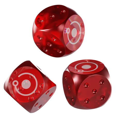 Rndr Glass Dice Crypto  3D Icon