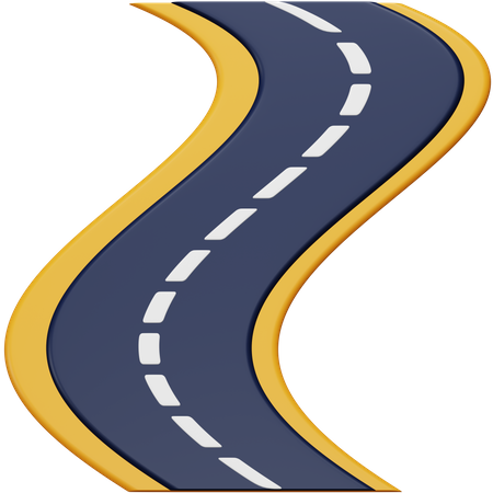 Road  3D Icon