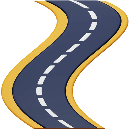 Road  3D Icon