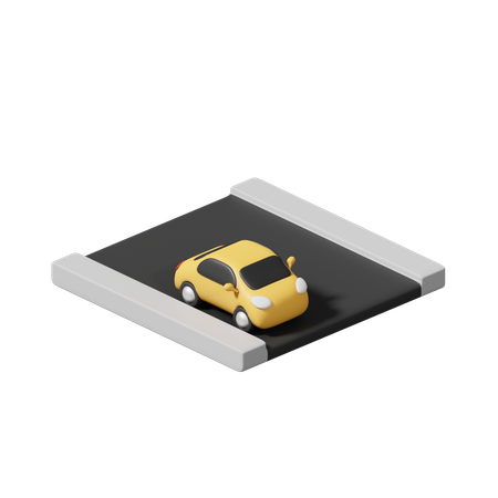 Road  3D Icon