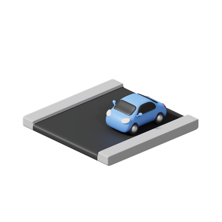 Road  3D Icon